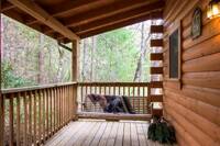 Swing all day while relaxing in a cabin close to Pigeon Forge and Gatlinburg